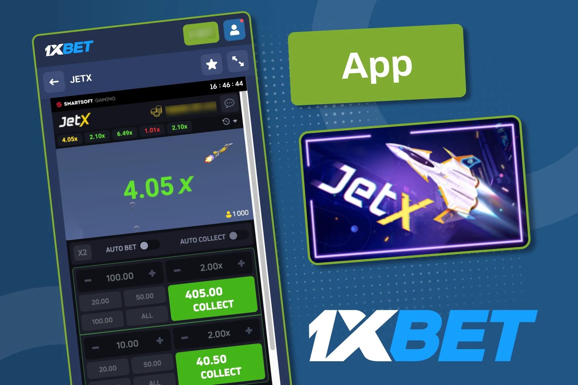 ဖုန်းဘရောက်ဇာကနေ 1xbet ကို ဝင်ရောက်နိုင်ပေမယ့် JetX အသုံးပြုနိုင်ခြင်းနဲ့ မိုဘိုင်းစာမျက်နှာမှာ ပြသထားတဲ့အကြောင်းအရာတွေကို အရင်စစ်ဆေးပါ။