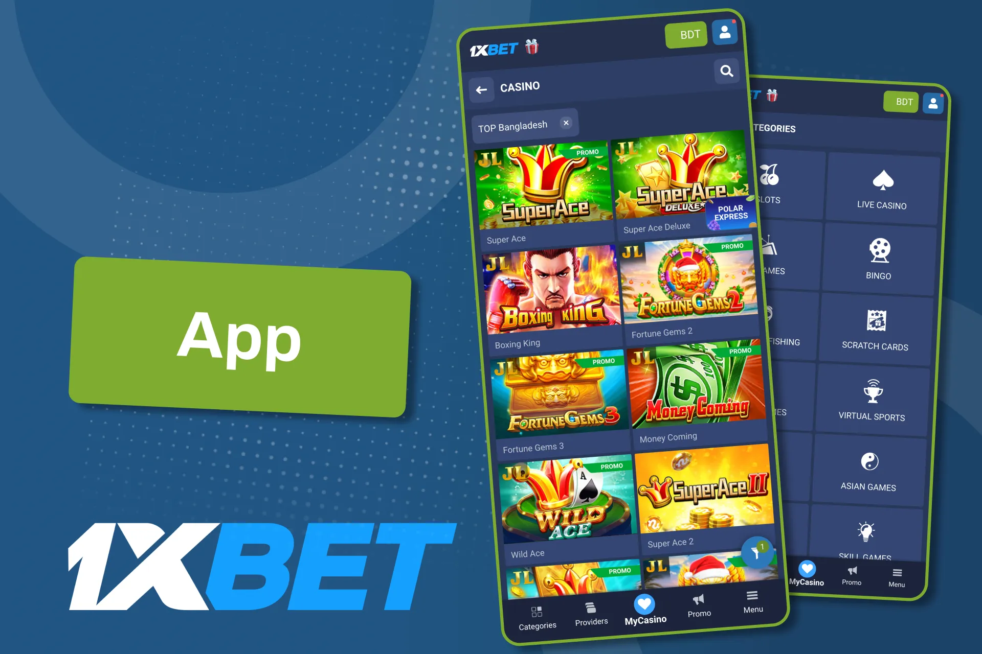 Android နဲ့ iOS ဖုန်းတွေမှာ အက်ပ်ဒေါင်းလုဒ်လိုအပ်ခြင်းရှိမရှိကို လက်ရှိစာမျက်နှာမှာ စစ်ဆေးနိုင်ပါတယ်။ မိုဘိုင်းဘရောက်ဇာကနေ အက်ပ်မတင်ဘဲ ကစားနိုင်တဲ့ပုံစံလည်း ရှိပါတယ်။
