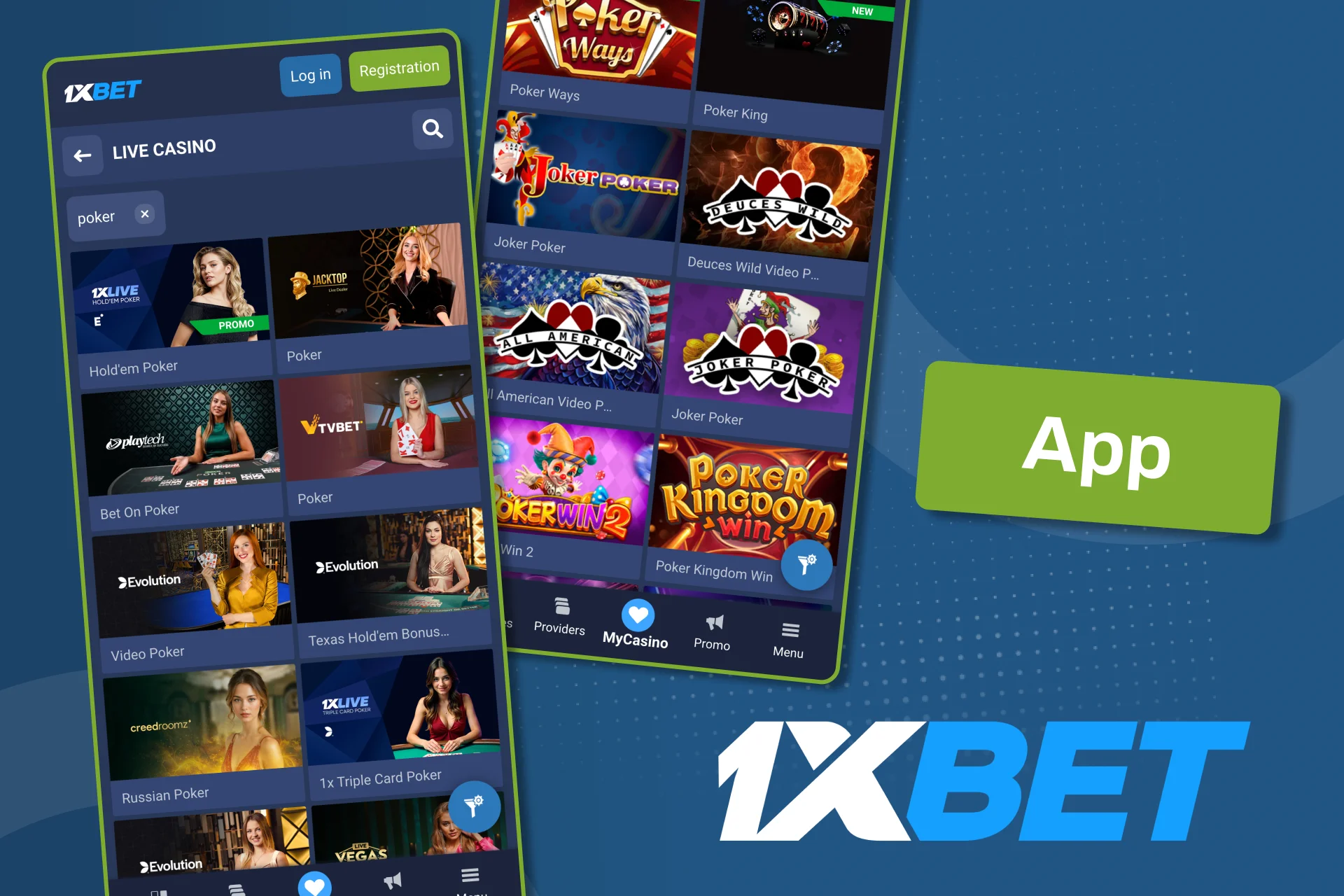Android နှင့် iOS မိုဘိုင်းကိရိယာများမှ 1xbet Poker ကို အသုံးပြုနိုင်မှုကို စက်၏ဘရောက်ဇာ သို့မဟုတ် ရရှိနိုင်သည့် အက်ပ်အင်တာဖေ့စ်တွင် စစ်ဆေးပါ။