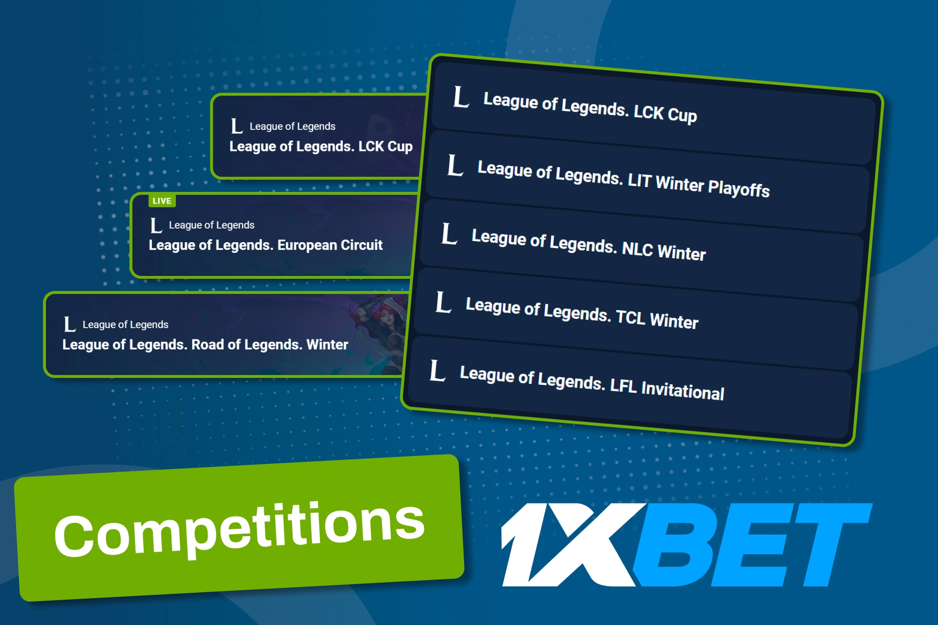 နှစ်သက်သည့် League of Legends အသင်းများ၏ ပွဲစဉ်များကို လေ့လာပြီး လောင်းကြေးမတင်မီ သက်ဆိုင်ရာ စျေးကွက်စည်းမျဉ်းများကို စစ်ဆေးပါ။